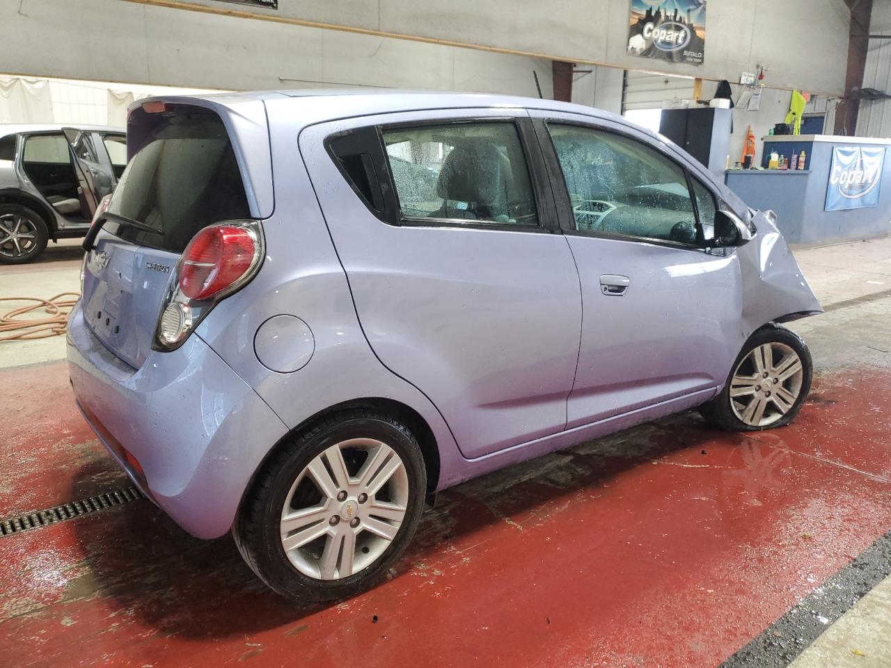 2014 Chevrolet Spark VIN KL8CB6S91EC485706 Copart auction photo, front end damage thumbnail 3