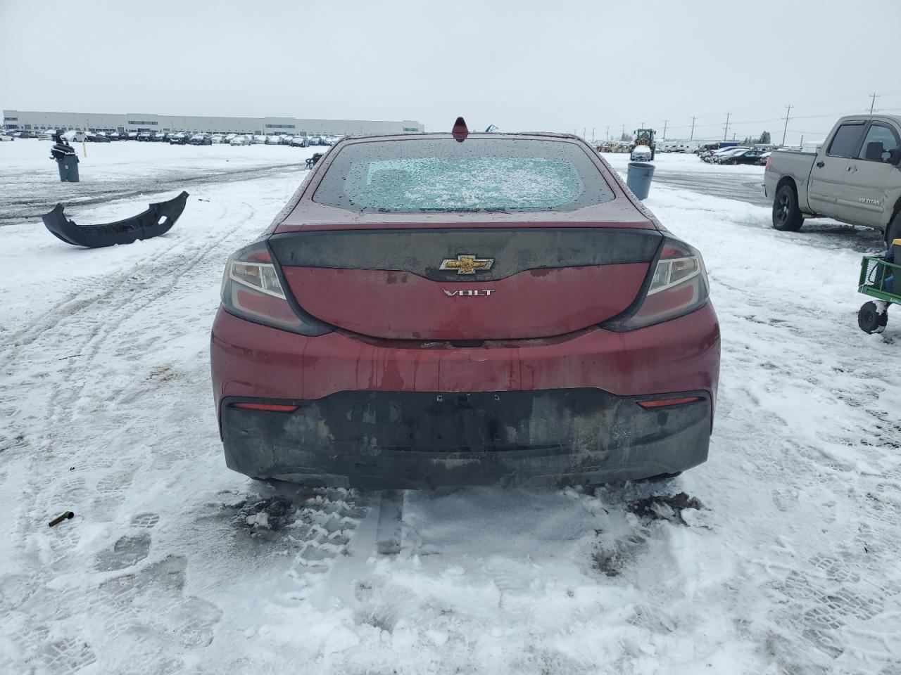 2018 Chevrolet Volt VIN 1G1RD6S51GU115371 Copart auction photo, front end / side damage thumbnail 6