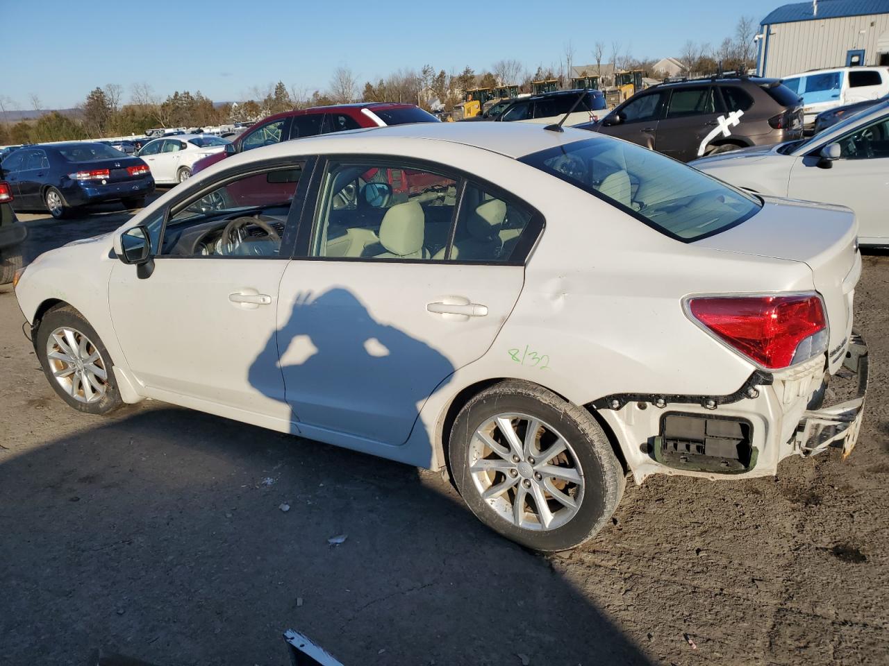 2012 Subaru Impreza VIN JF1GJAC62CH025642 Copart auction photo, front end / rear end damage thumbnail 2