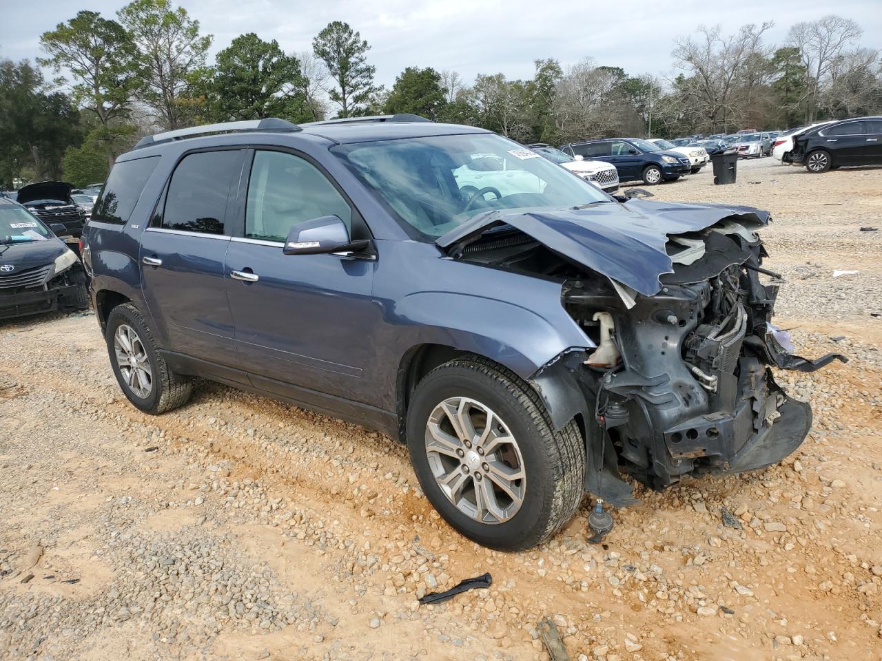 2014 GMC Acadia VIN 1GKKRRKD3EJ185413 Copart auction photo, front end / rear end damage thumbnail 4