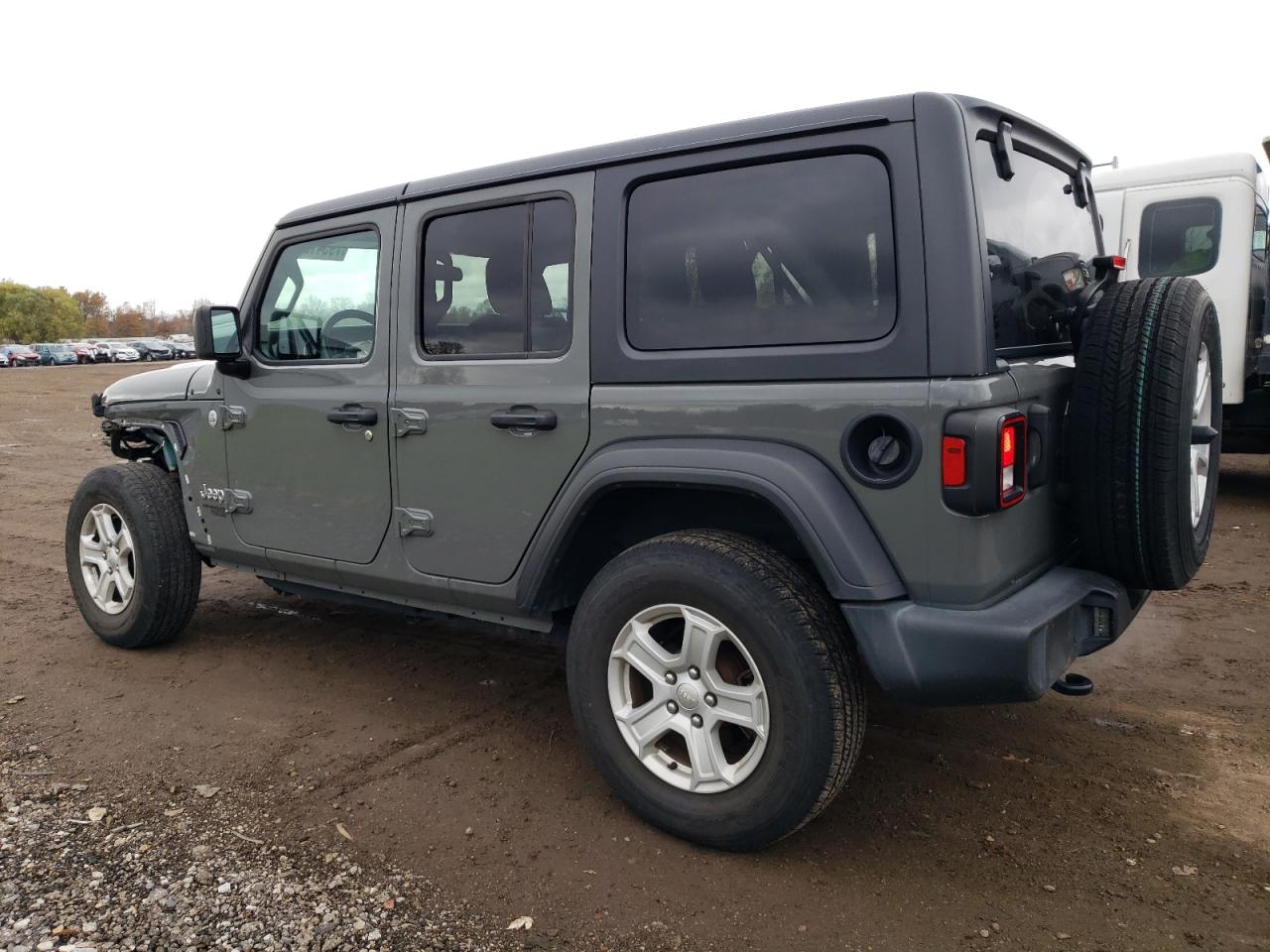 2021 Jeep Wrangler VIN 1C4HJXDN0MW537274 Copart auction photo, front end damage thumbnail 2