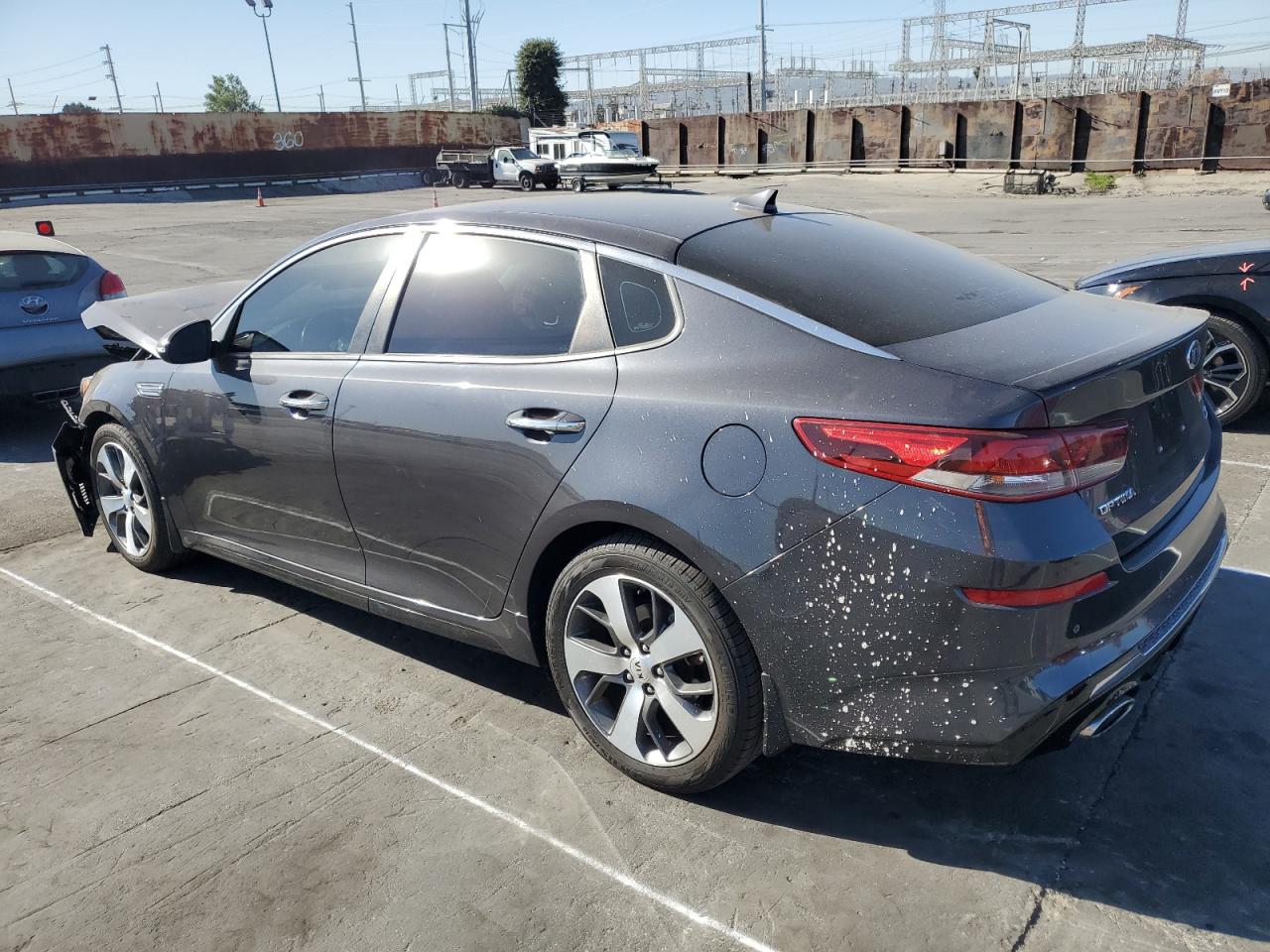 2019 KIA Optima VIN 5XXGT4L37KG319142 Copart auction photo, front end damage thumbnail 2