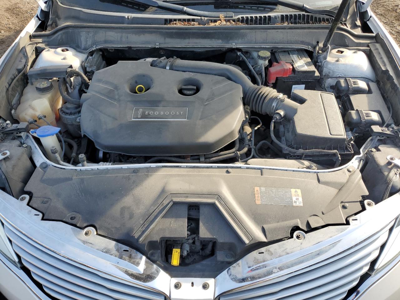 2014 Lincoln MKZ VIN 3LN6L2G99ER831310 Copart auction photo, front end damage thumbnail 11