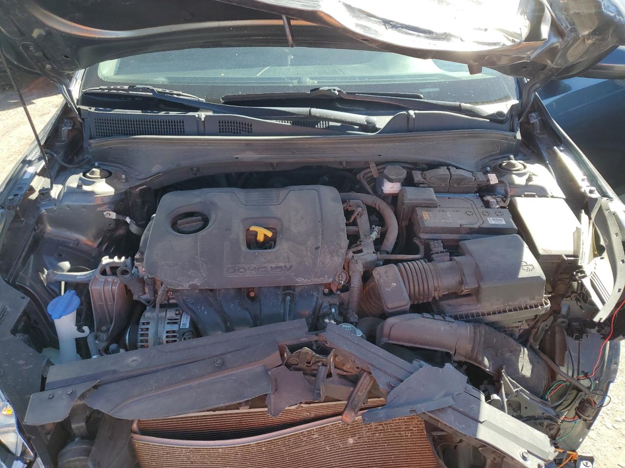 2020 KIA Forte VIN 3KPF24AD6LE208196 Copart auction photo, front end damage thumbnail 11