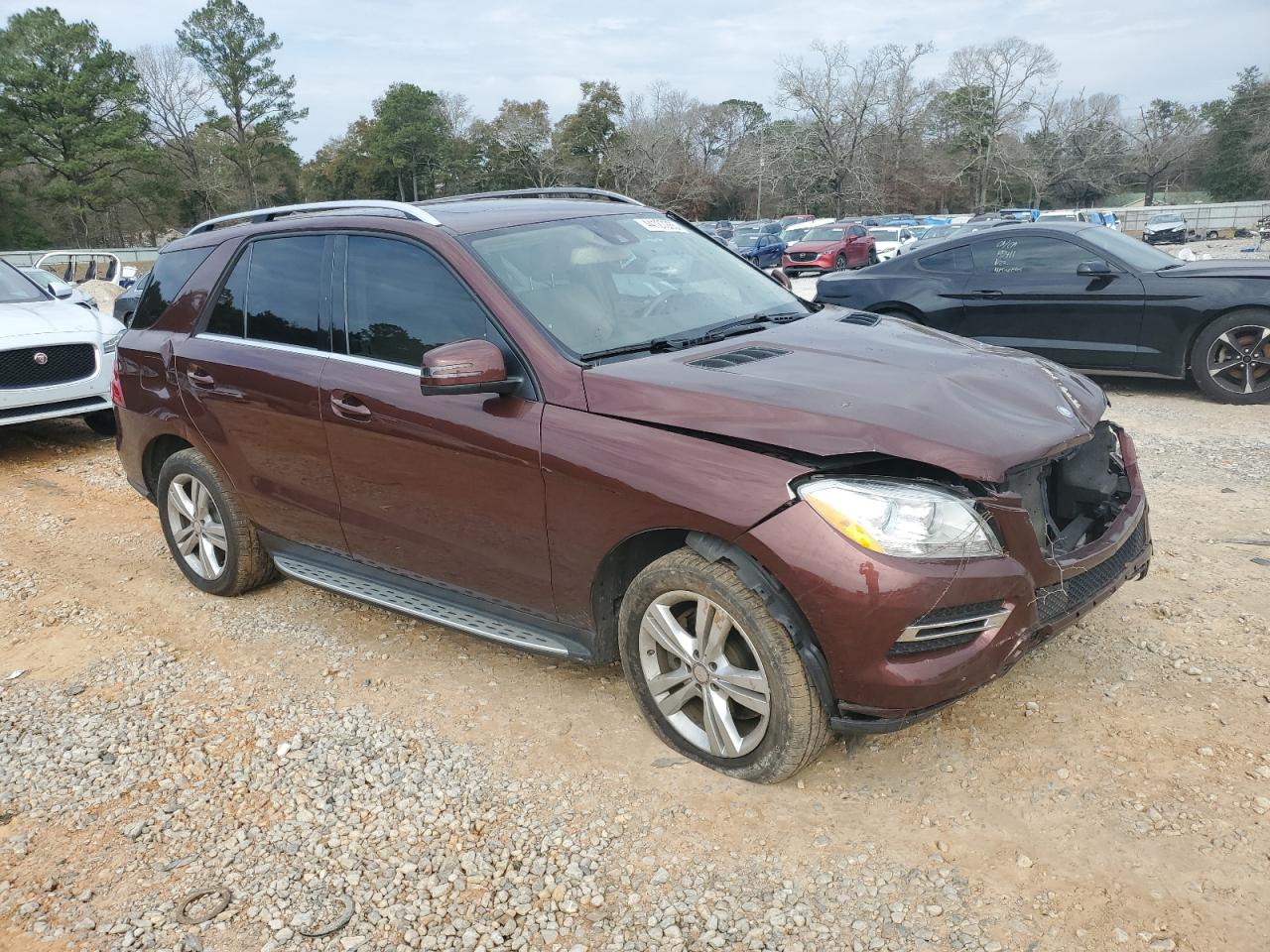 2013 Mercedes-Benz M-klasse VIN 4JGDA5JB3DA111021 Copart auction photo, front end damage thumbnail 4
