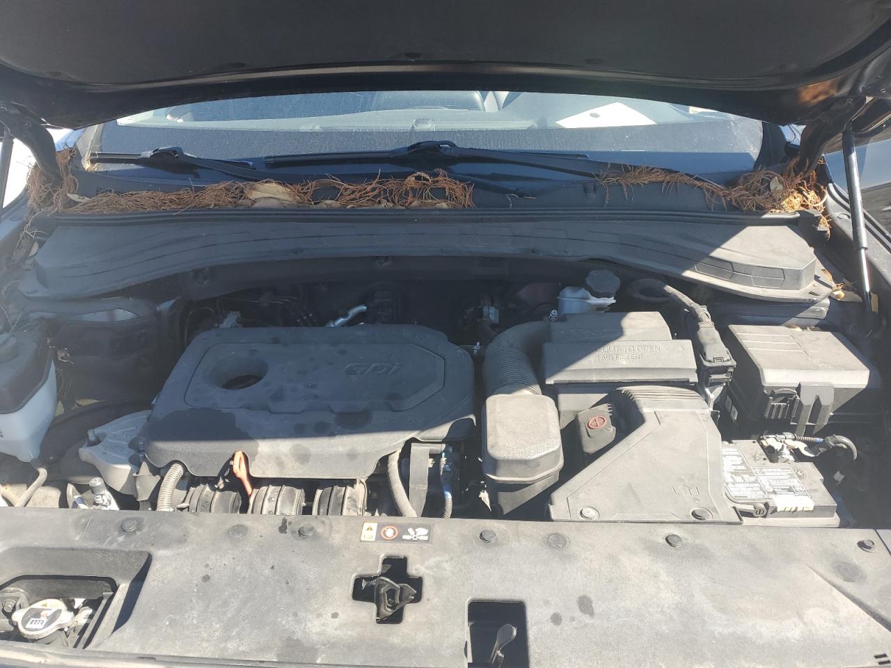 2019 Hyundai Santa Fe VIN 5NMS53AD6KH107215 Copart auction photo, front end damage thumbnail 12
