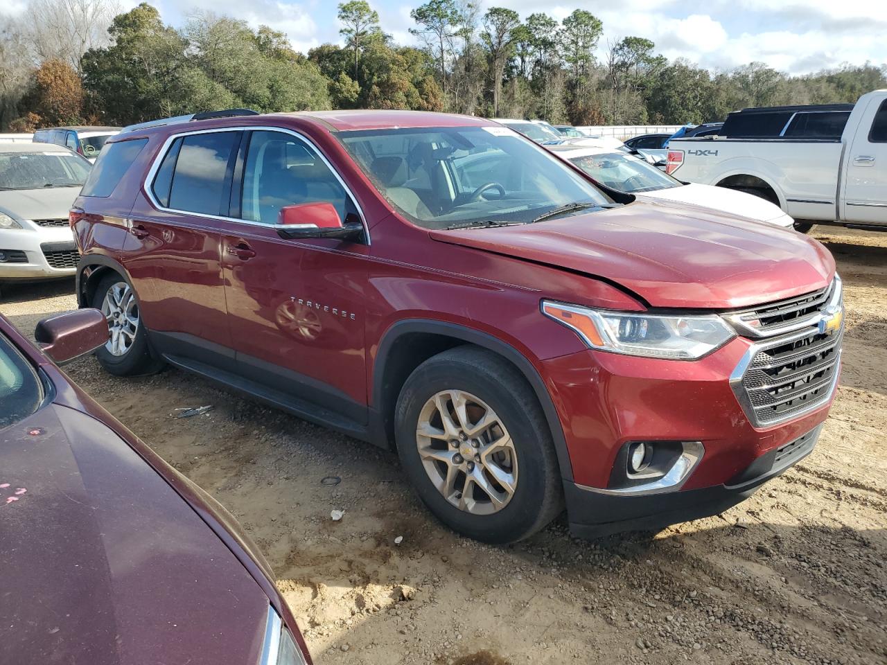 2018 Chevrolet Traverse VIN 1GNEVGKW8JJ118897 Copart auction photo, rear end damage thumbnail 4