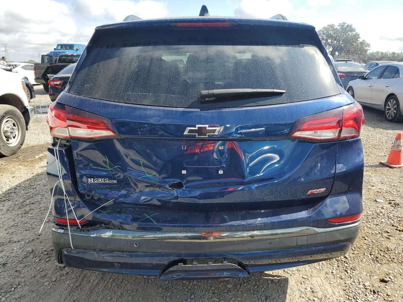 2022 Chevrolet Equinox VIN 3GNAXMEV0NS105964 Copart auction photo, rear end / front end damage thumbnail 6