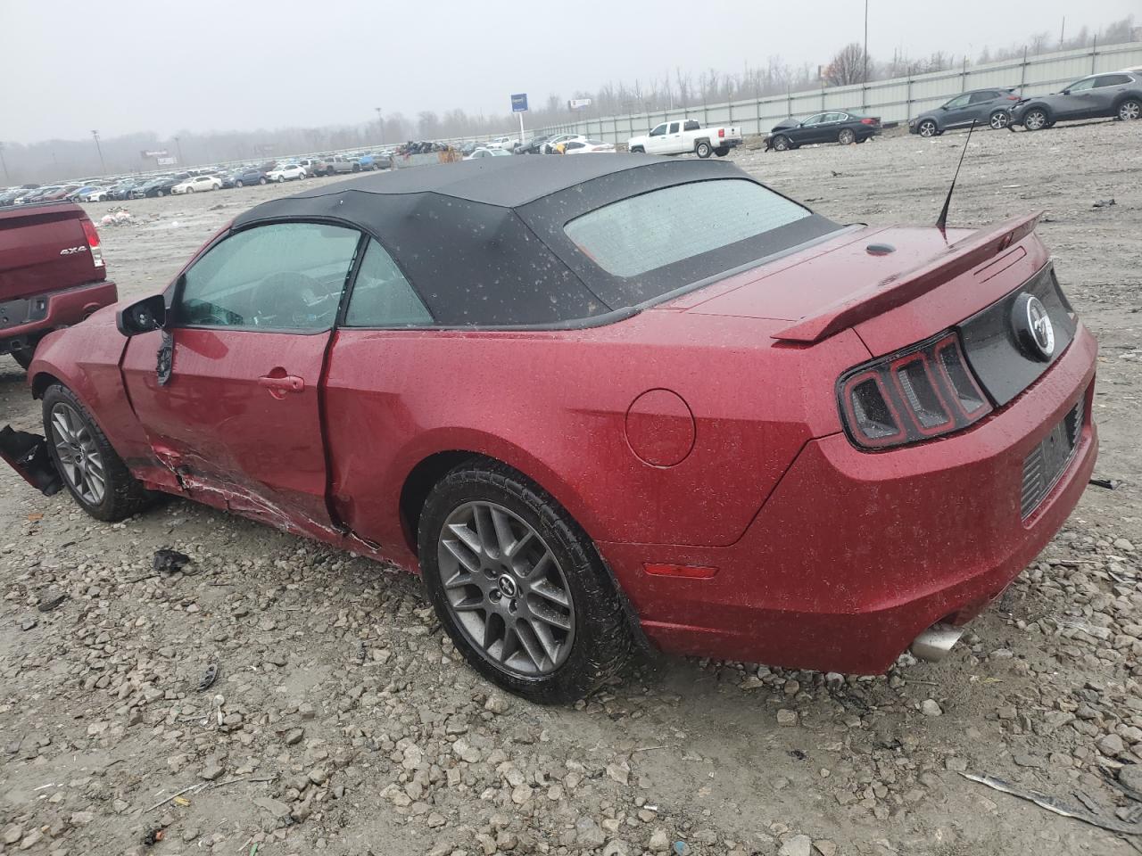 2014 Ford Mustang VIN 1ZVBP8EM2E5299268 Copart auction photo, front end / side damage thumbnail 2