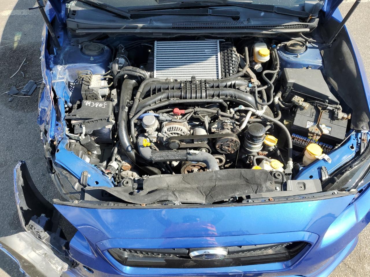 2016 Subaru WRX VIN JF1VA1E67G9820139 Copart auction photo, front end / minor dent/scratches damage thumbnail 11