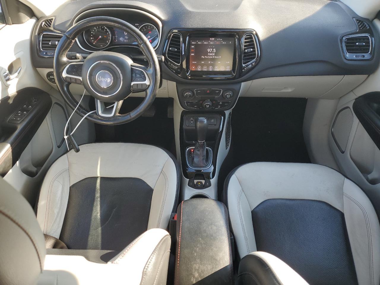 2020 Jeep Compass VIN 3C4NJCCB9LT170866 Copart auction photo, rear end damage thumbnail 8