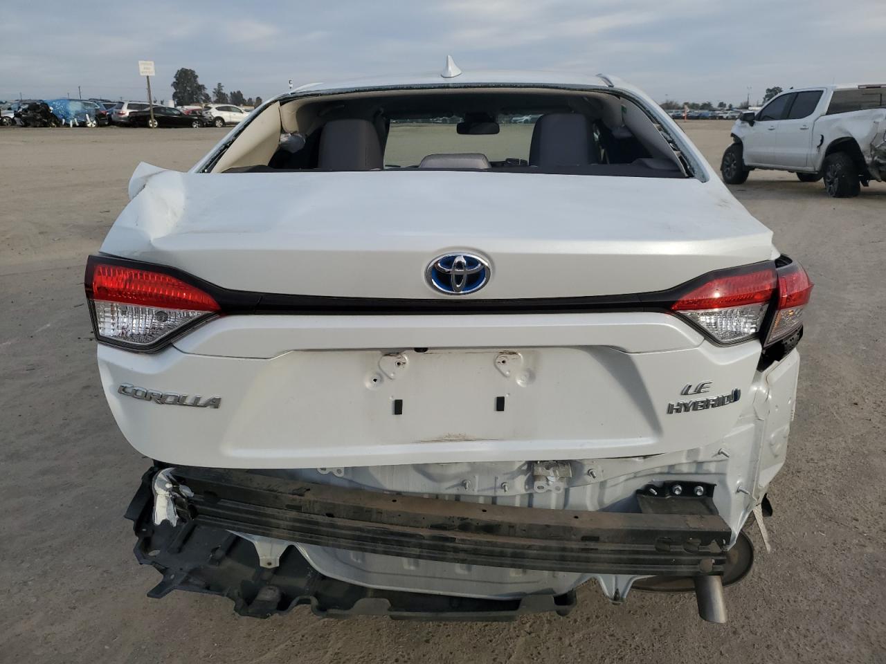 2024 Toyota Corolla VIN JTDBCMFE0R3044098 Copart auction photo, rear end / side damage thumbnail 6