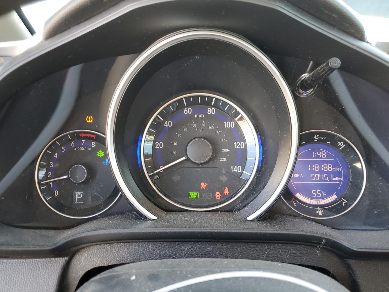 2015 Honda Fit VIN 3HGGK5H83FM740309 Copart auction photo, all over / undercarriage damage thumbnail 9