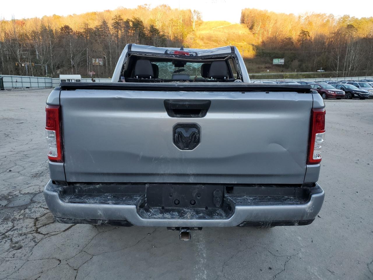 2019 RAM 1500 VIN 1C6SRFGT9KN608677 Copart auction photo, all over damage thumbnail 6