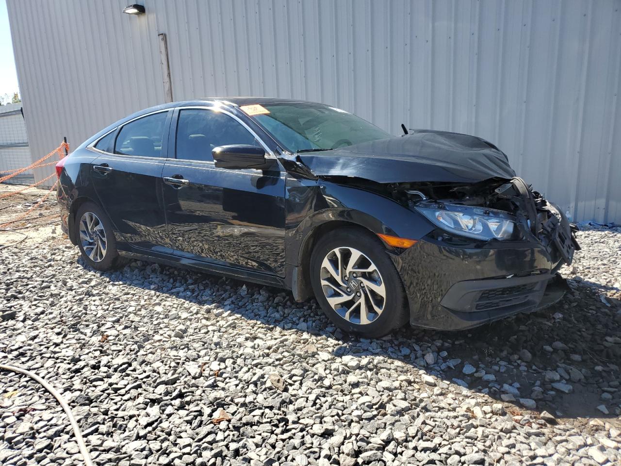 2017 Honda Civic VIN 2HGFC2F71HH503112 Copart auction photo, front end / rear end damage thumbnail 4