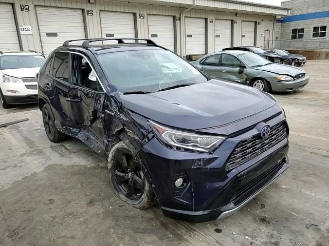 2019 Toyota RAV 4 VIN 2T3EWRFV5KW019282 Copart auction photo, side / front end damage thumbnail 12