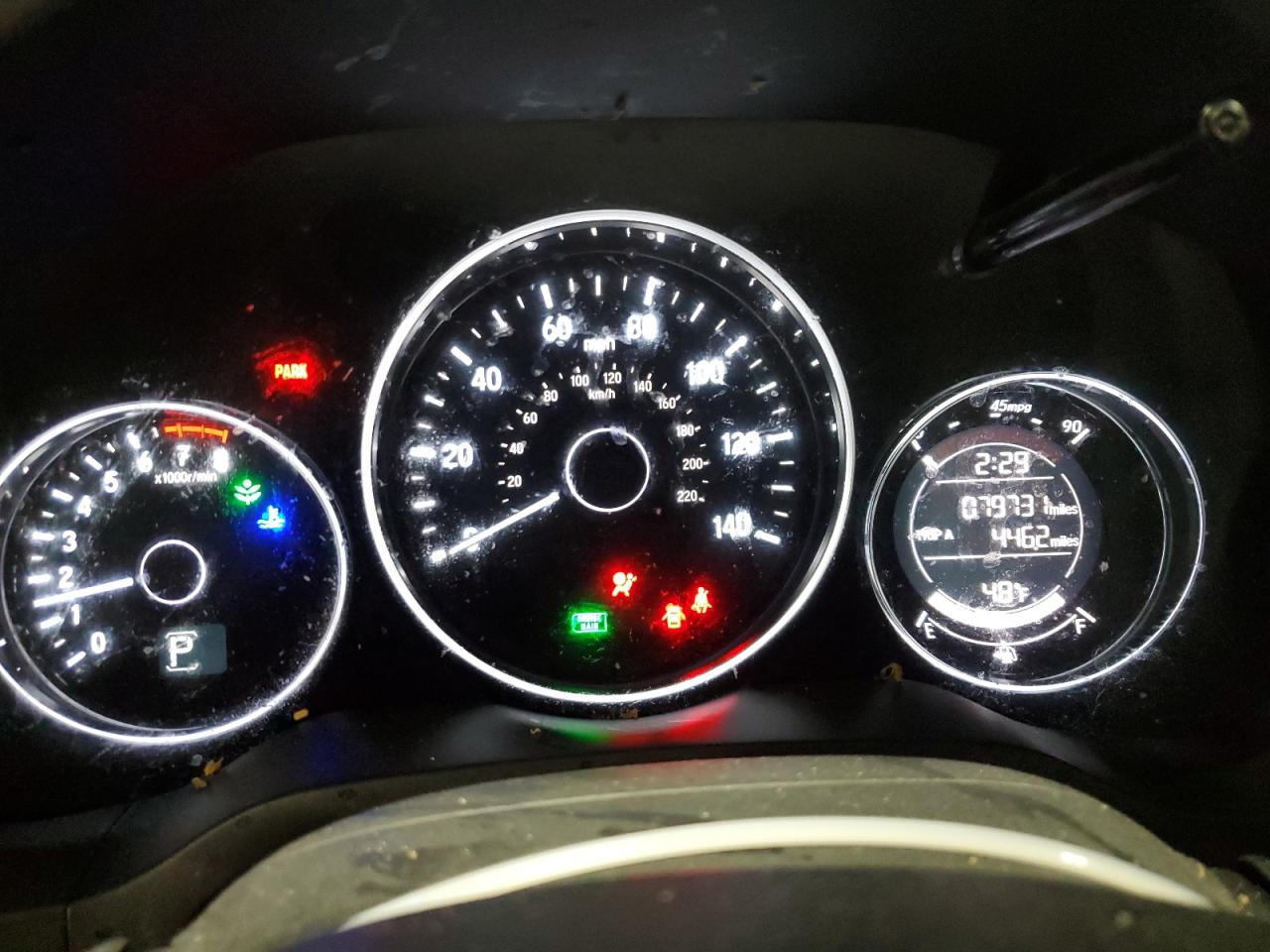 2016 Honda HR-V VIN 3CZRU6H70GM726734 Copart auction photo, front end / rear end damage thumbnail 9