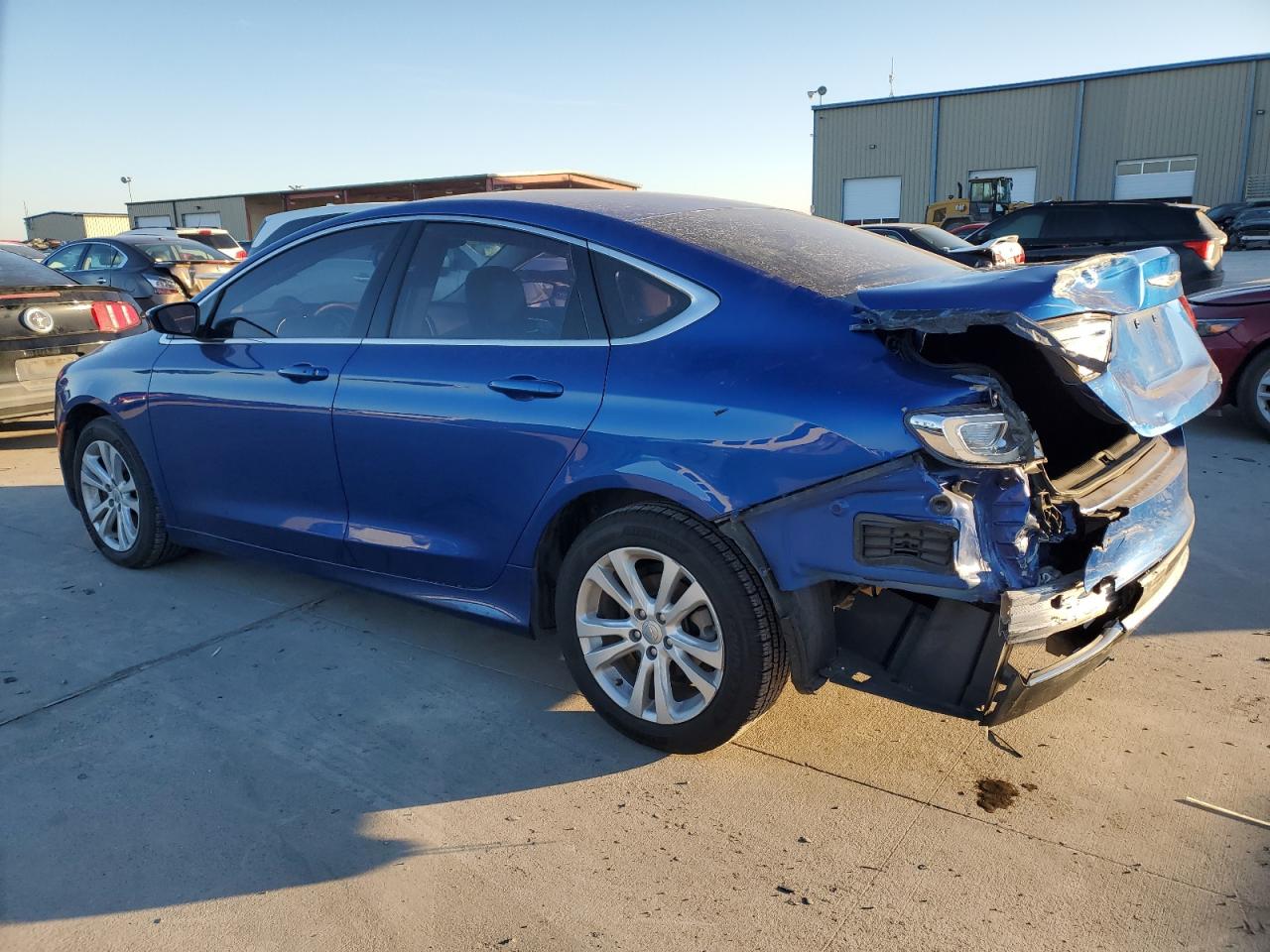 2015 Chrysler 200 VIN 1C3CCCABXFN754822 Copart auction photo, rear end damage thumbnail 2