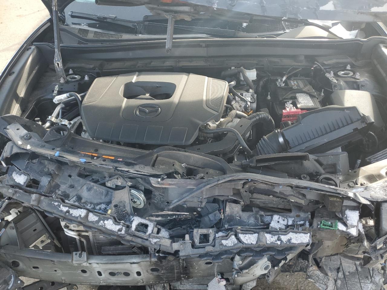 2023 Mazda CX-30 VIN 3MVDMBBM6PM501613 Copart auction photo, front end / frame damage damage thumbnail 11