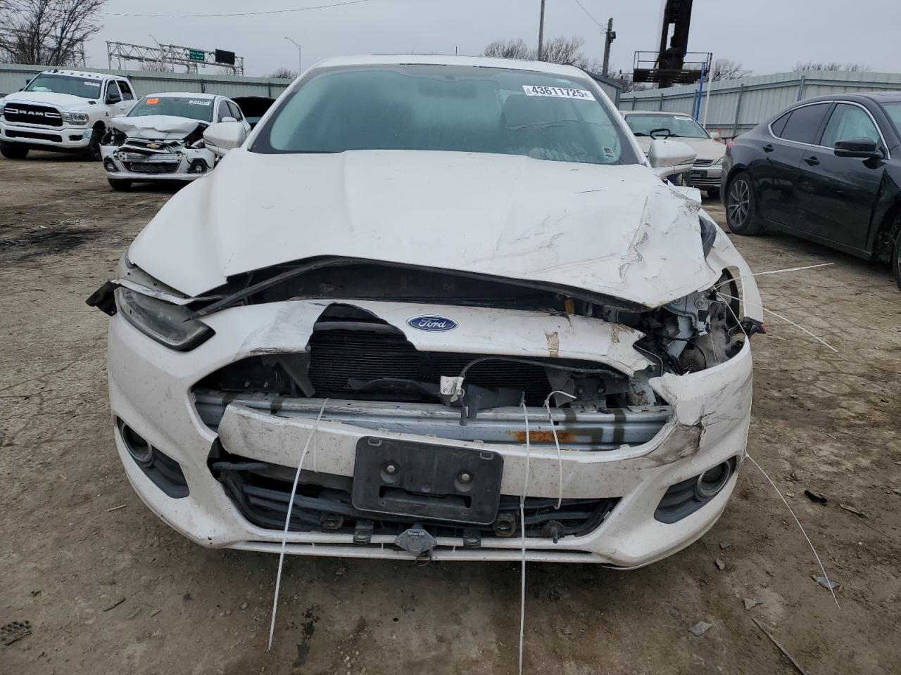 2013 Ford Fusion VIN 3FA6P0LU1DR202071 Copart auction photo, front end damage thumbnail 5