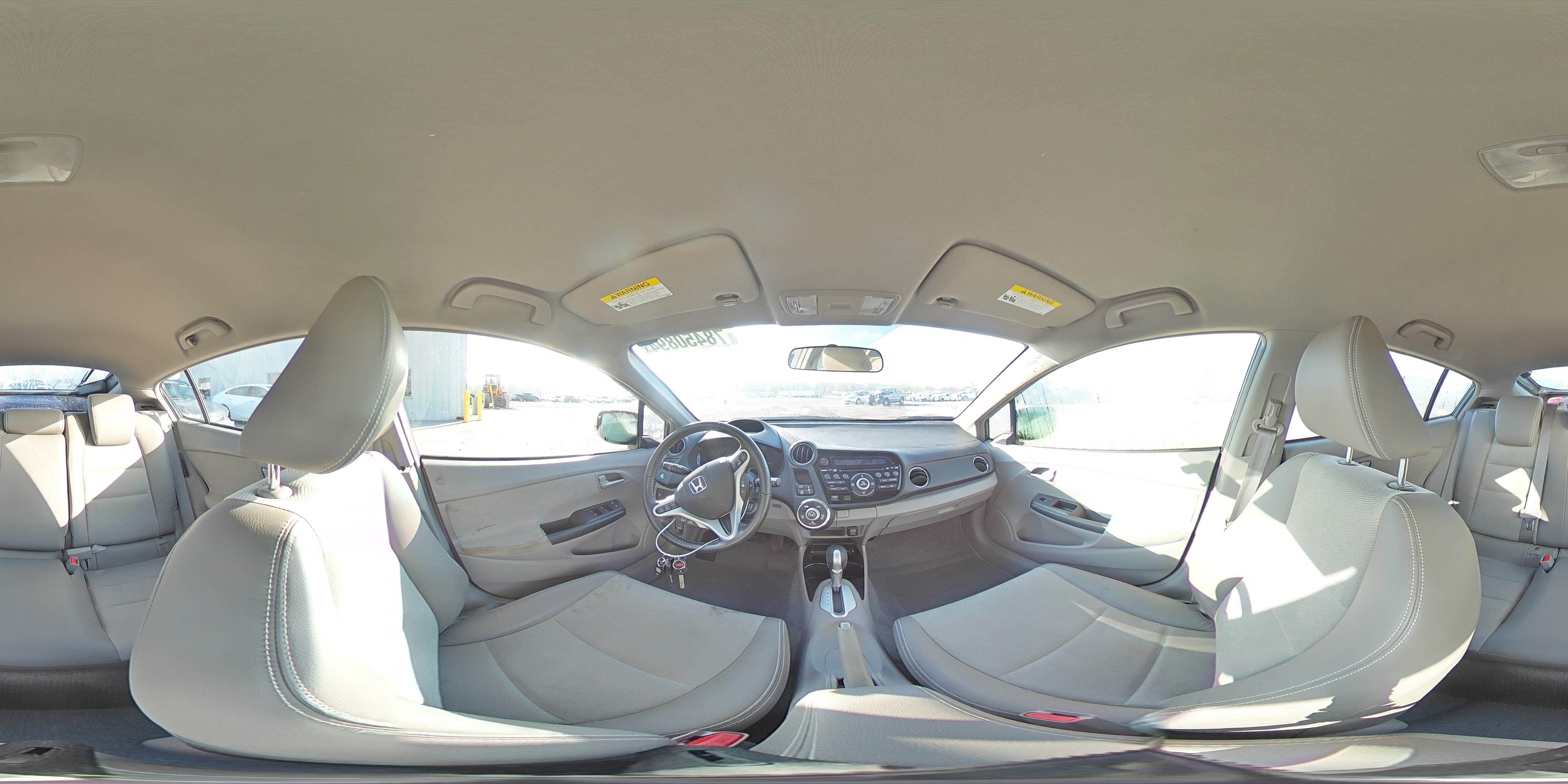 2013 Honda Insight VIN JHMZE2H74DS001814 Copart auction photo, front end damage thumbnail 13