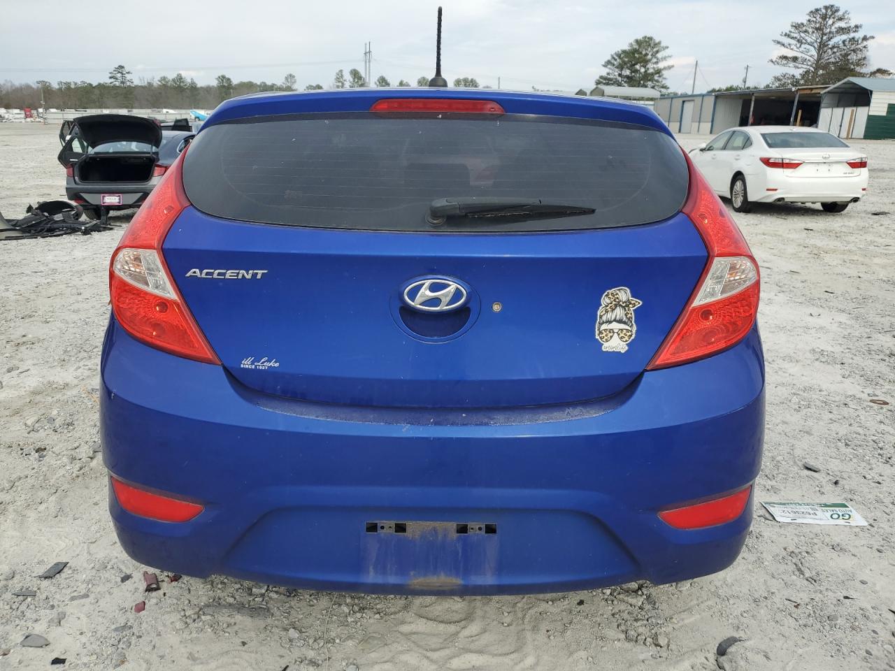 2013 Hyundai Accent VIN KMHCT5AE1DU118466 Copart auction photo, front end damage thumbnail 6