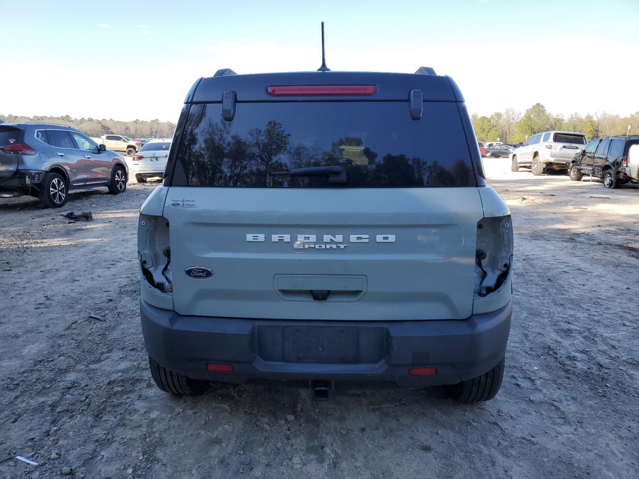 2021 Ford Bronco VIN 3FMCR9D93MRA58931 Copart auction photo, rear end damage thumbnail 6