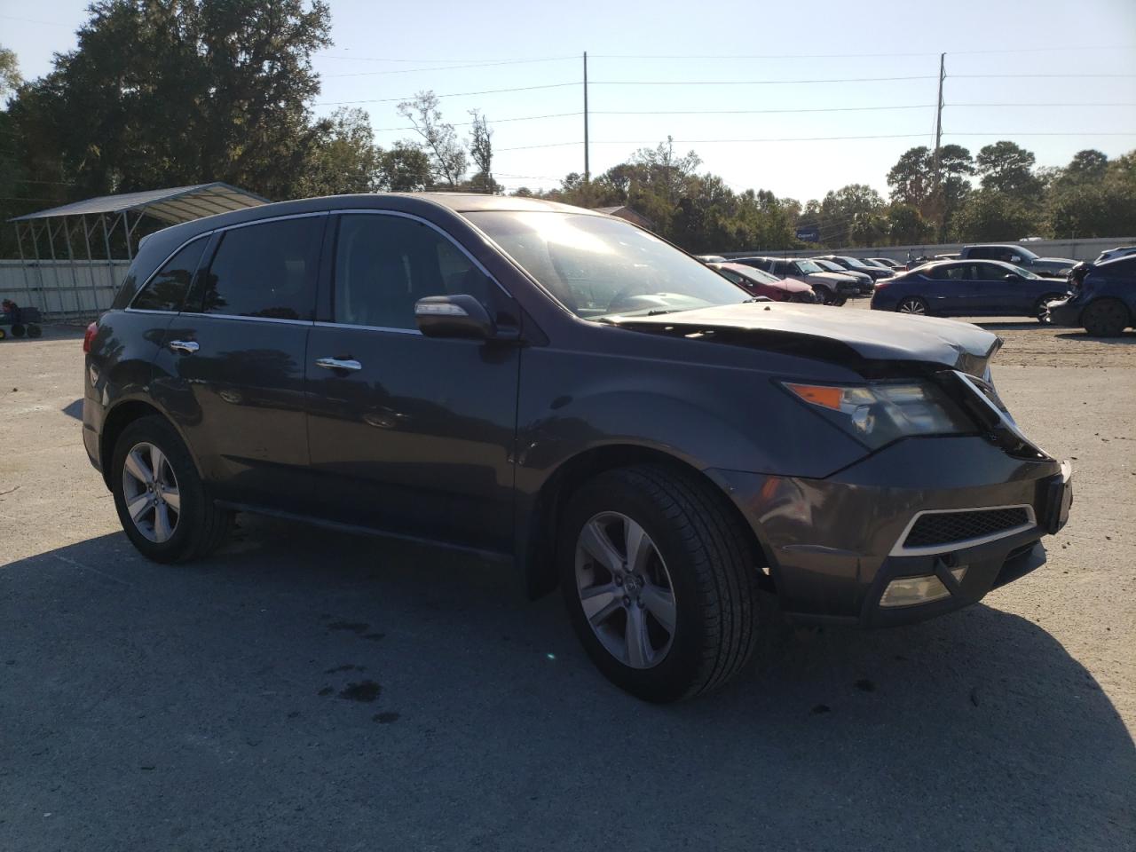2011 Acura MDX VIN 2HNYD2H66BH534463 Copart auction photo, front end damage thumbnail 4