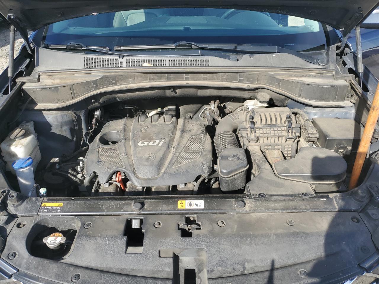 2014 Hyundai Santa Fe VIN 5XYZUDLB9EG229147 Copart auction photo, rear end / front end damage thumbnail 12