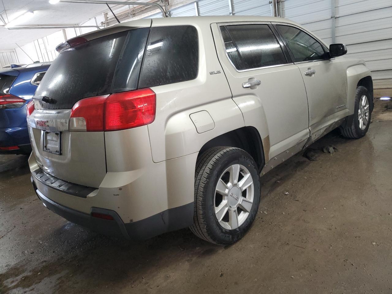 2013 GMC Terrain VIN 2GKALMEK6D6203179 Copart auction photo, side / rear end damage thumbnail 3