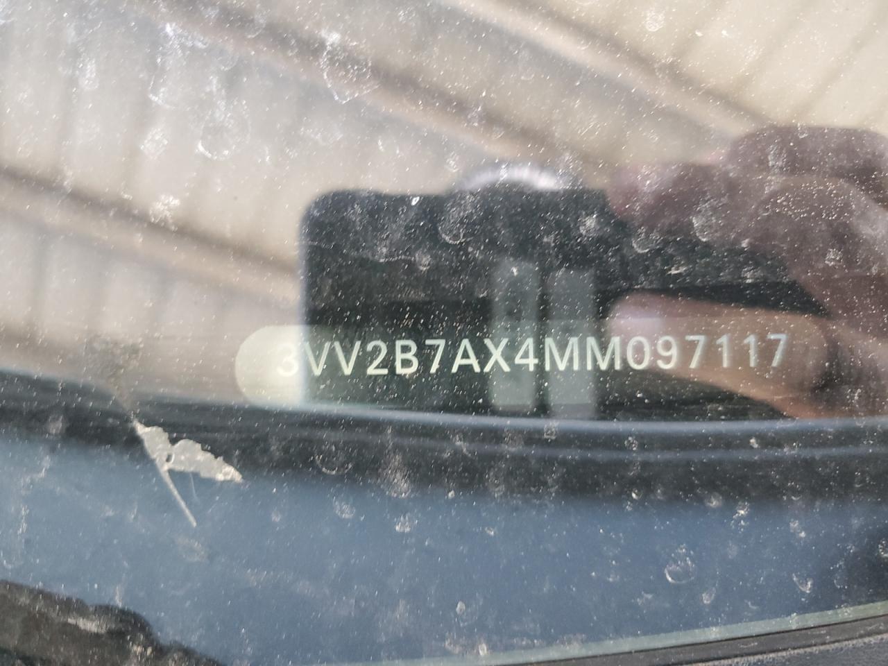 2021 Volkswagen Tiguan VIN 3VV2B7AX4MM097117 Copart auction photo, front end / side damage thumbnail 13
