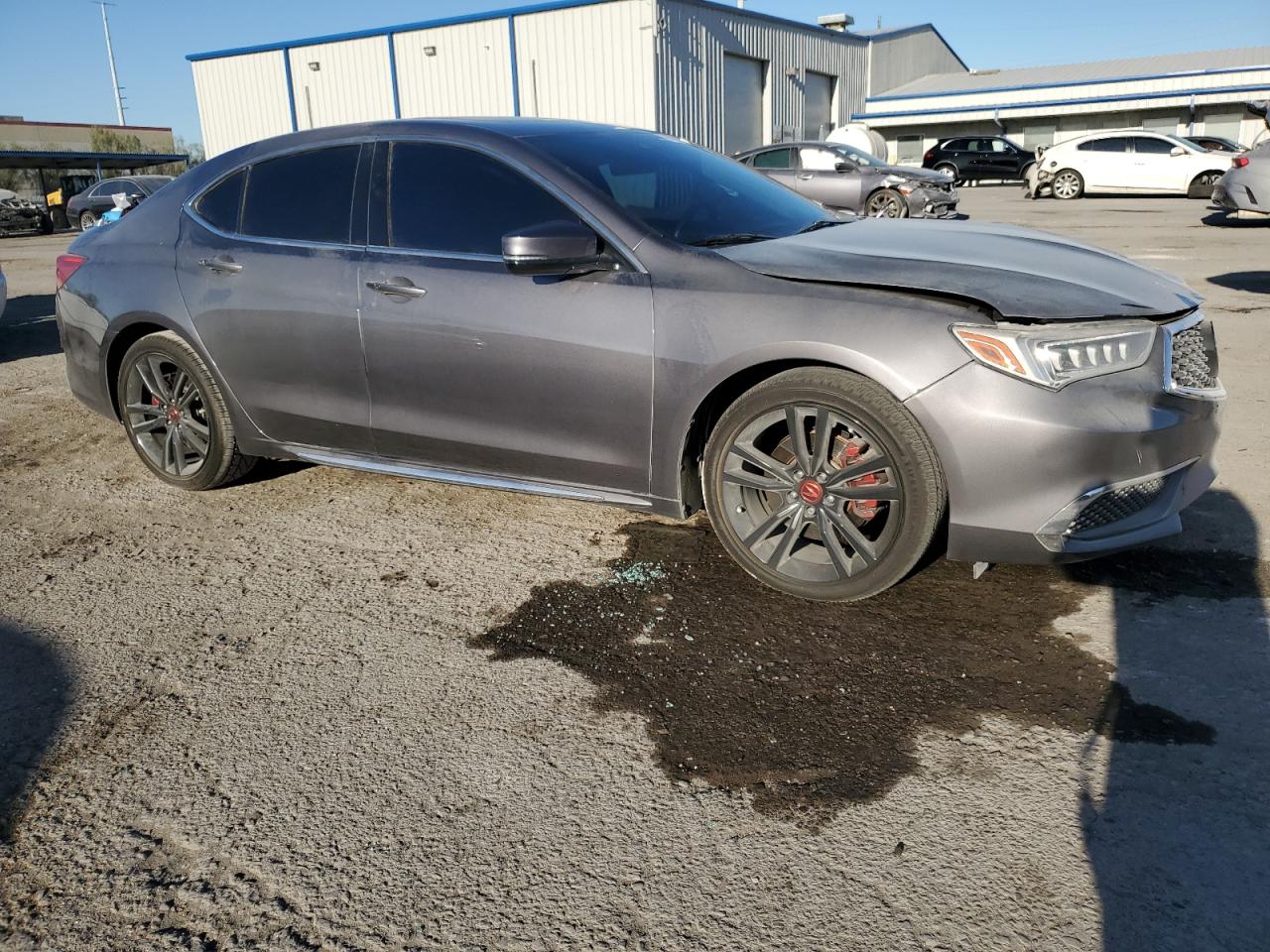 2019 Acura TLX VIN 19UUB2F48KA010565 Copart auction photo, front end damage thumbnail 4
