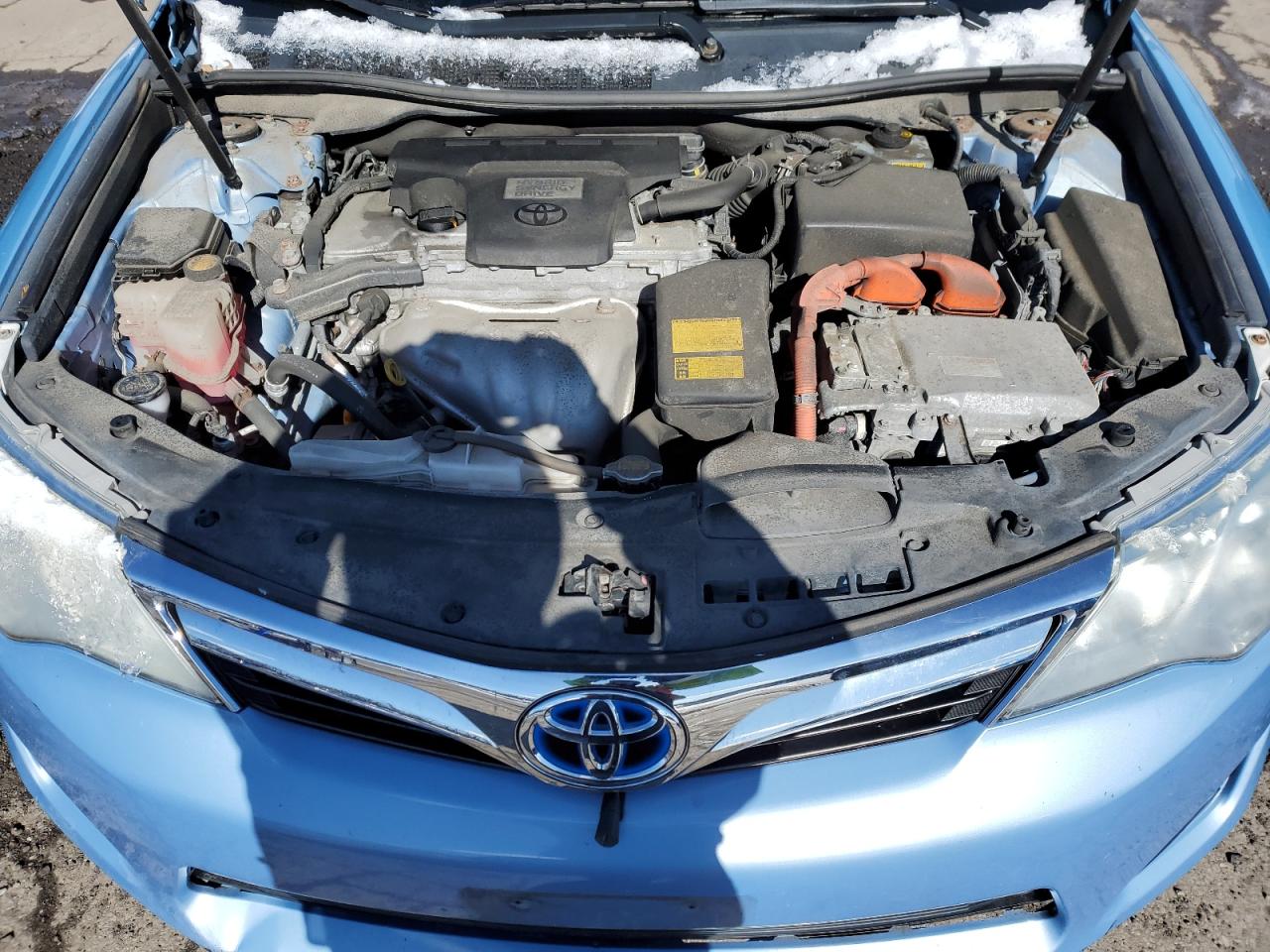 2012 Toyota Camry VIN 4T1BD1FK2CU059684 Copart auction photo, side / rear end damage thumbnail 11