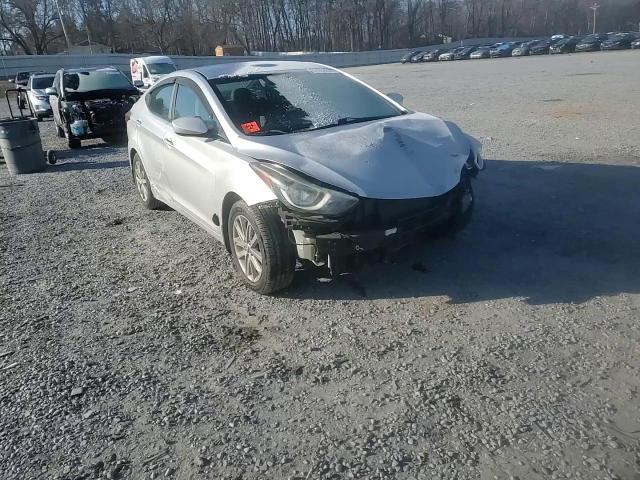 2015 Hyundai Elantra VIN 5NPDH4AEXFH602914 Copart auction photo, front end / side damage thumbnail 10