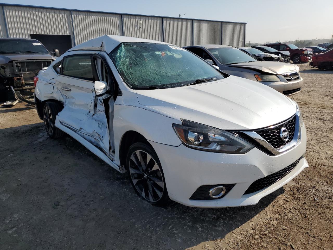 2017 Nissan Sentra VIN 3N1AB7AP0HY244416 Copart auction photo, all over damage thumbnail 4