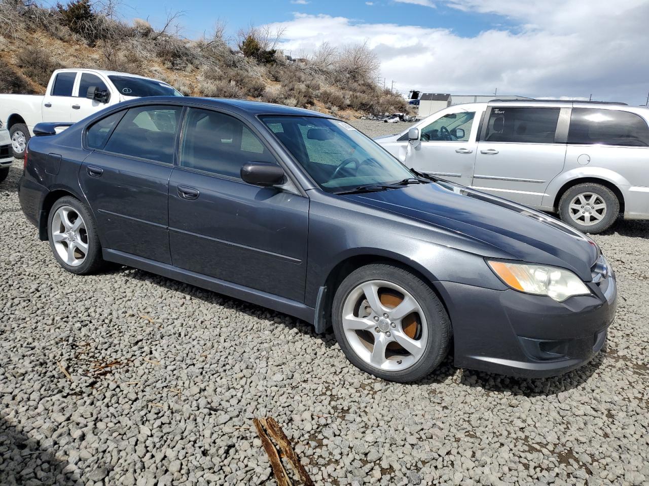 2009 Subaru Legacy VIN 4S3BL616896230966 Copart auction photo, side / front end damage thumbnail 4