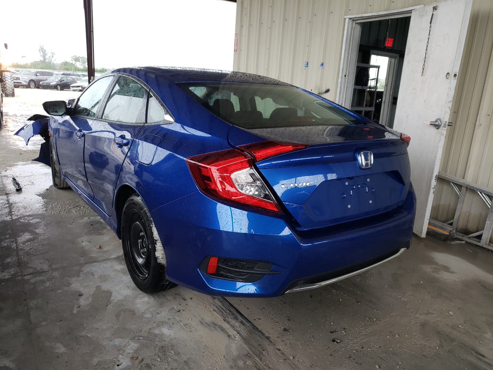 2020 Honda Civic VIN 2HGFC2F69LH580309 Copart auction photo, front end damage thumbnail 3