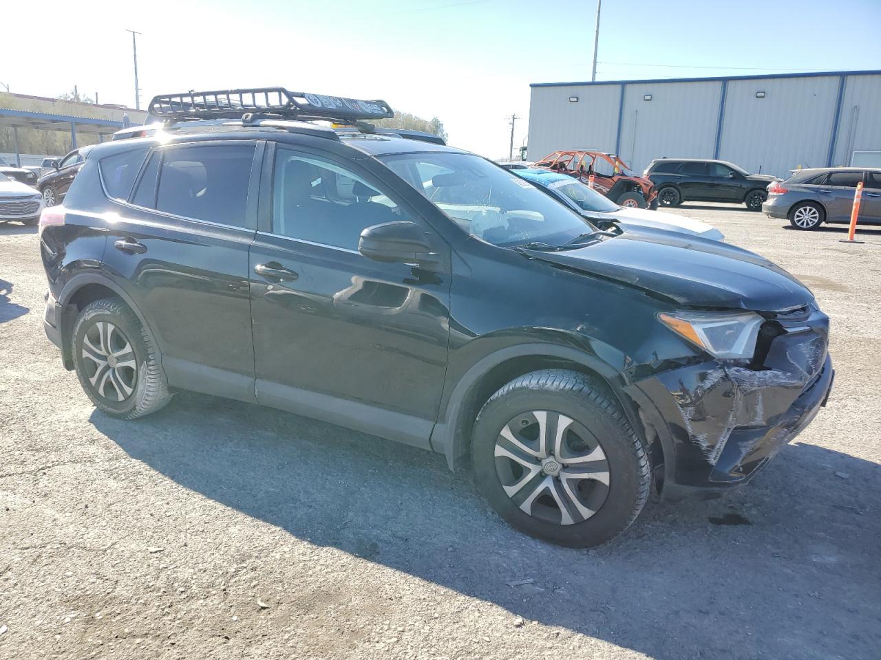 2017 Toyota RAV 4 VIN 2T3BFREV6HW626899 Copart auction photo, all over damage thumbnail 4
