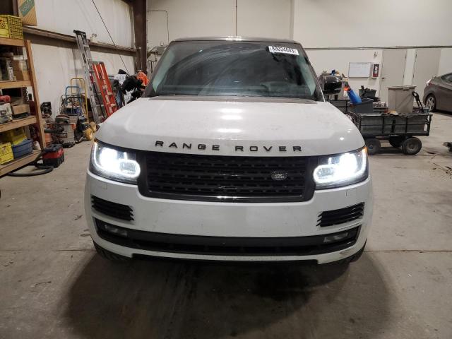 2017 Land Rover Range Rover VIN SALGS2FE3HA351975 Copart auction photo, side / front end damage thumbnail 5