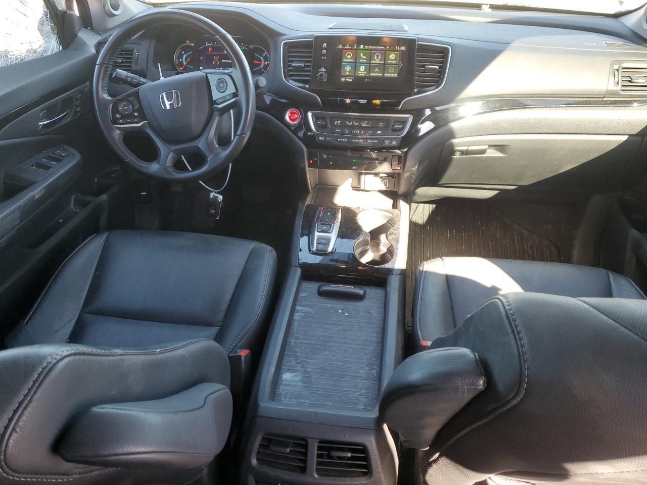 2019 Honda Pilot VIN 5FNYF6H69KB094526 Copart auction photo, front end / side damage thumbnail 8