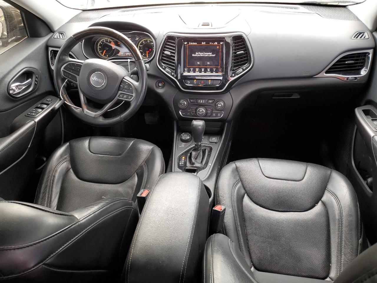 2019 Jeep Cherokee VIN 1C4PJMJX2KD371798 Copart auction photo, rear end / front end damage thumbnail 8