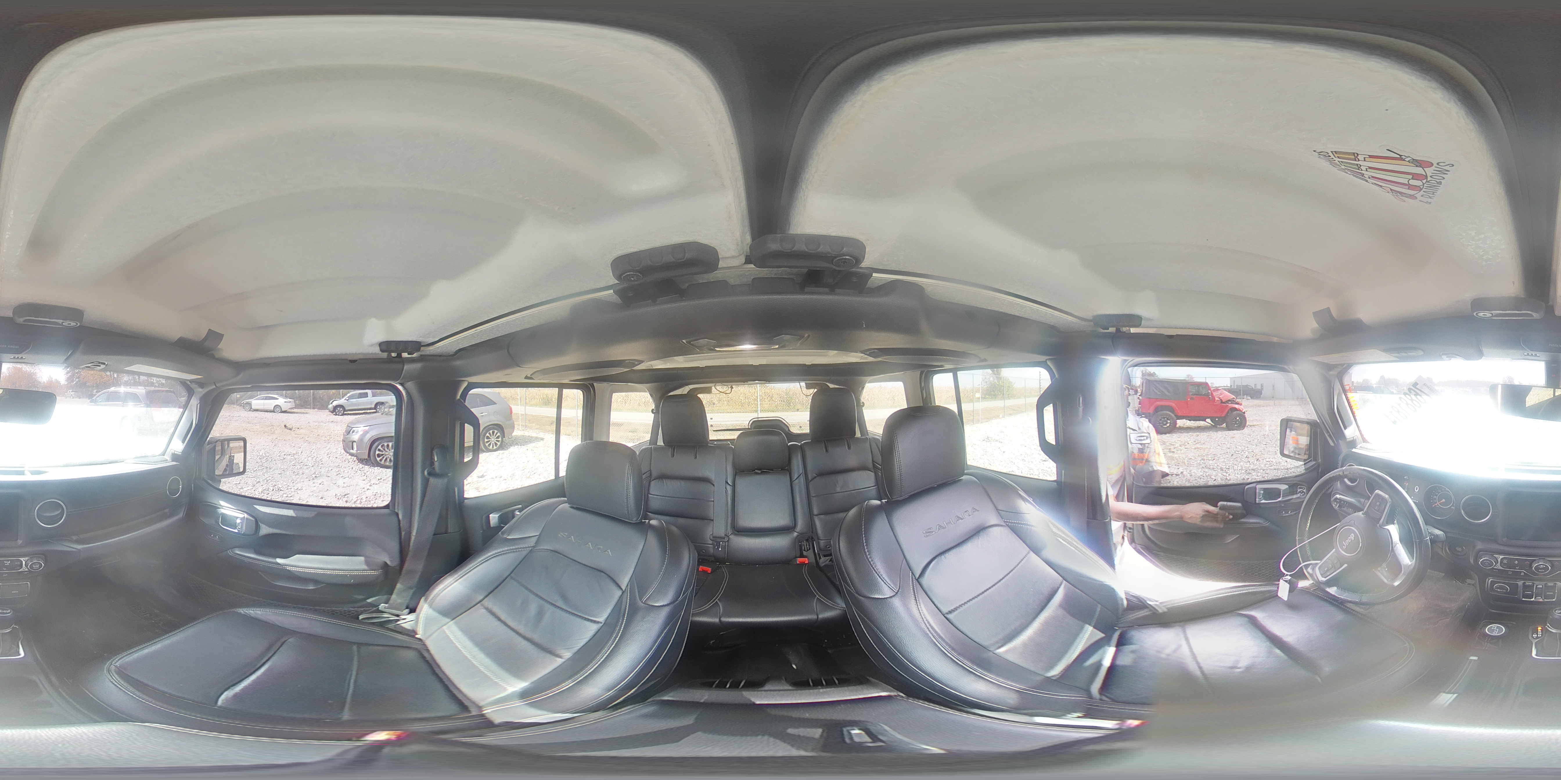 2018 Jeep Wrangler VIN 1C4HJXENXJW325802 Copart auction photo, rear end / minor dent/scratches damage thumbnail 13
