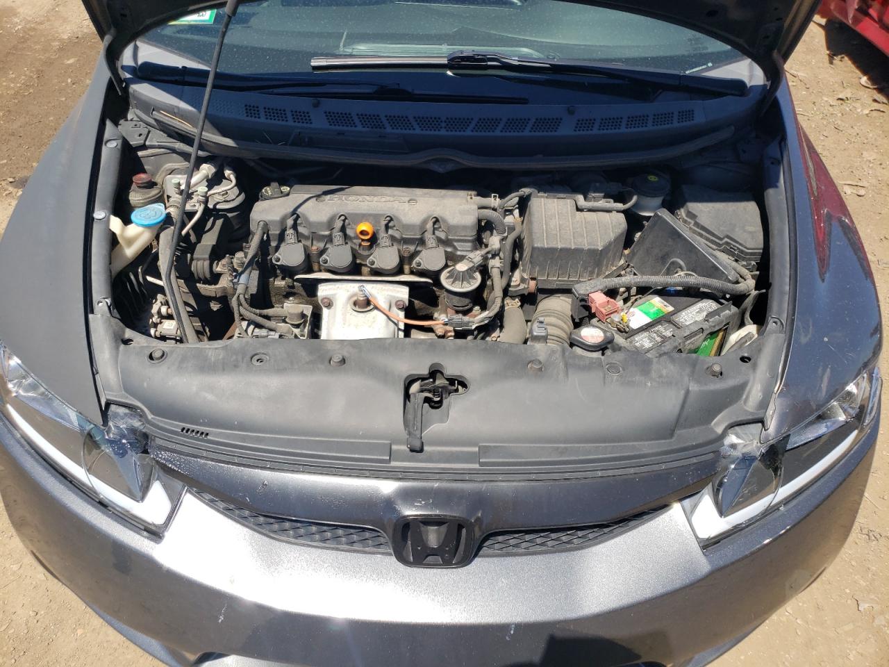 2009 Honda Civic VIN 19XFA16599E051601 Copart auction photo, side / rear end damage thumbnail 11