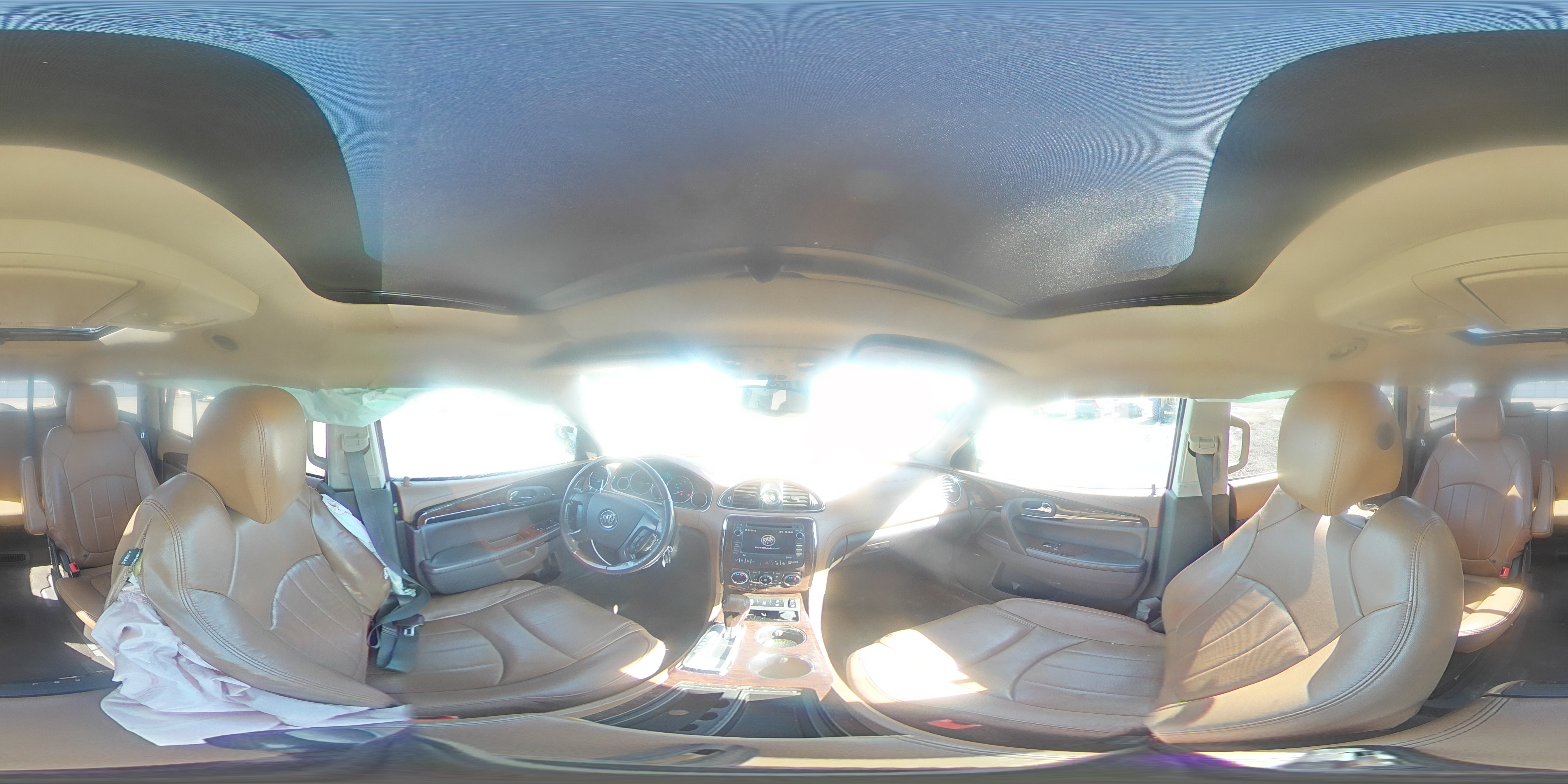 2014 Buick Enclave VIN 5GAKVCKD8EJ332542 Copart auction photo, side / rear end damage thumbnail 13