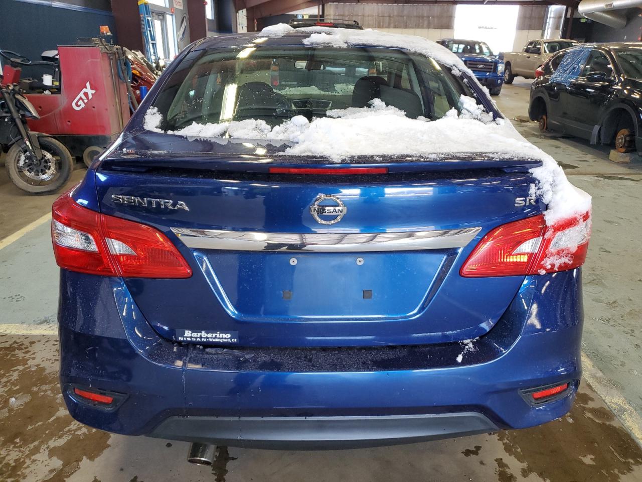 2018 Nissan Sentra VIN 3N1AB7AP1JY306461 Copart auction photo, front end / minor dent/scratches damage thumbnail 6