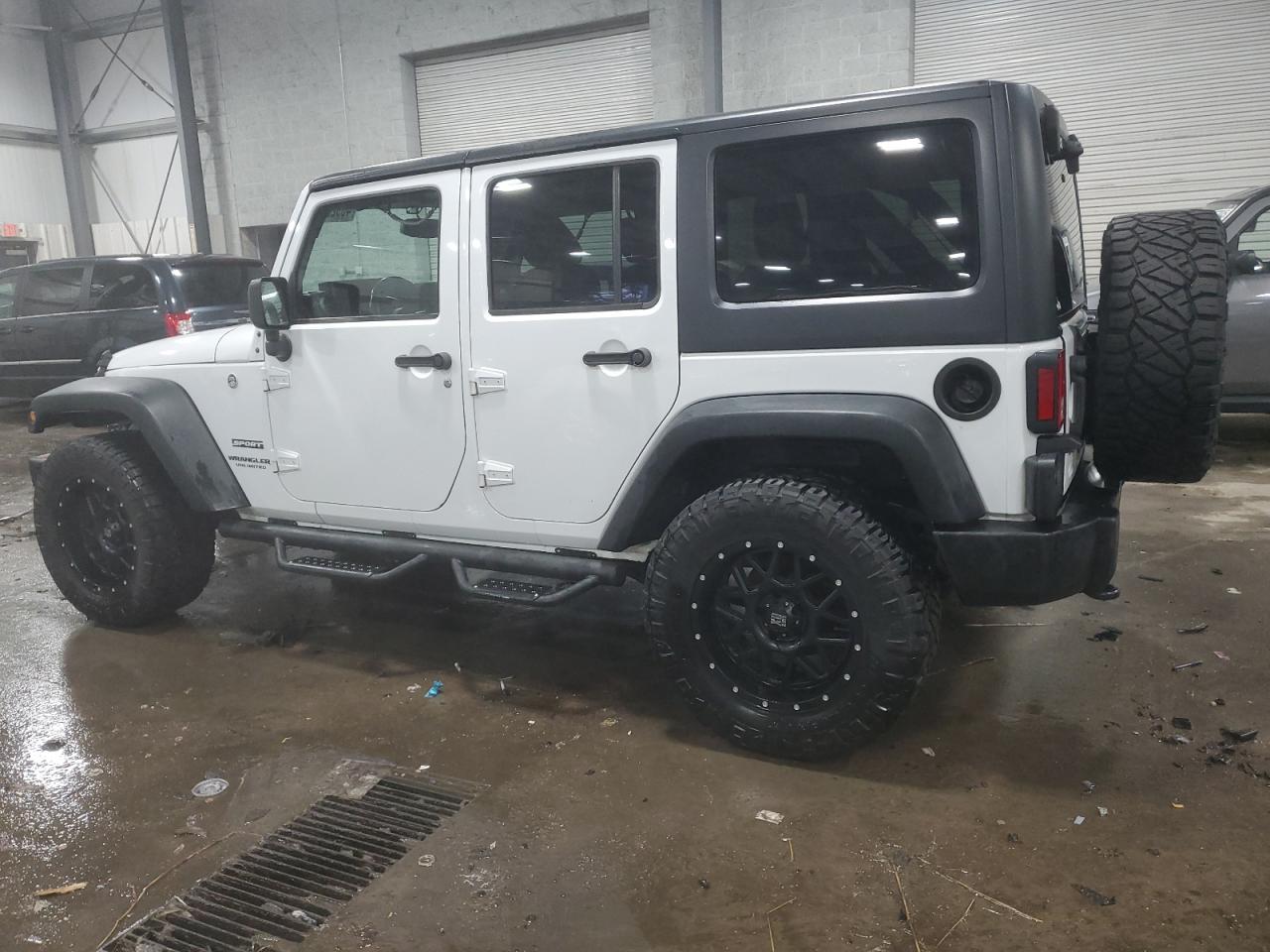 2017 Jeep Wrangler VIN 1C4HJWDG4HL732491 Copart auction photo, front end damage thumbnail 2