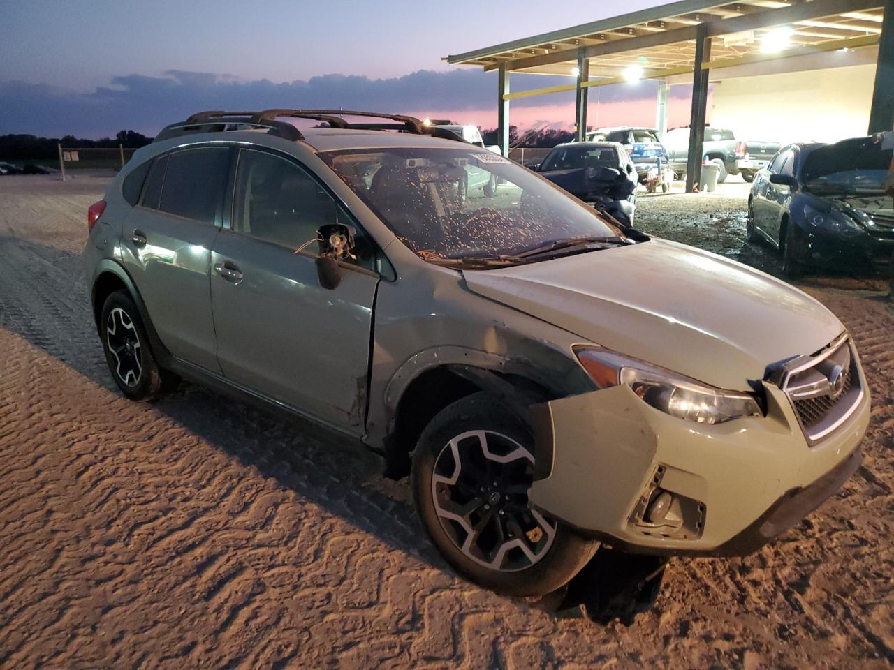 2017 Subaru XV VIN JF2GPANC6H8204156 Copart auction photo, front end / side damage thumbnail 4