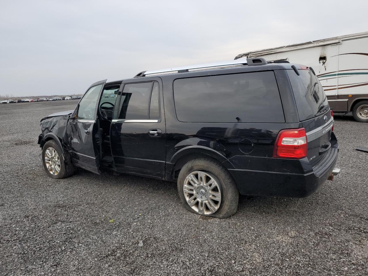 2017 Ford Expedition VIN 1FMJK2AT9HEA22527 Copart auction photo, front end / side damage thumbnail 2