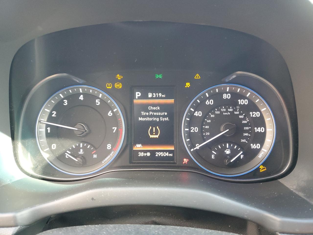 2021 Hyundai Kona VIN KM8K5CA52MU615536 Copart auction photo, rear end / front end damage thumbnail 9