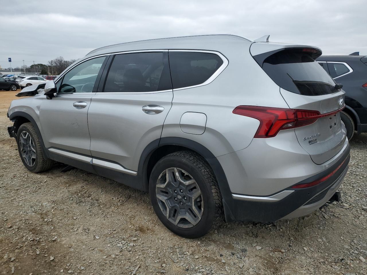 2022 Hyundai Santa Fe VIN KM8S3DA1XNU027085 Copart auction photo, front end / side damage thumbnail 2